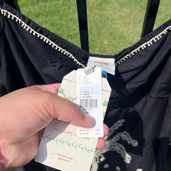 FARM Rio Sweetheart Cutout Beaded Midi Dress NWT - Picture 11 of 12